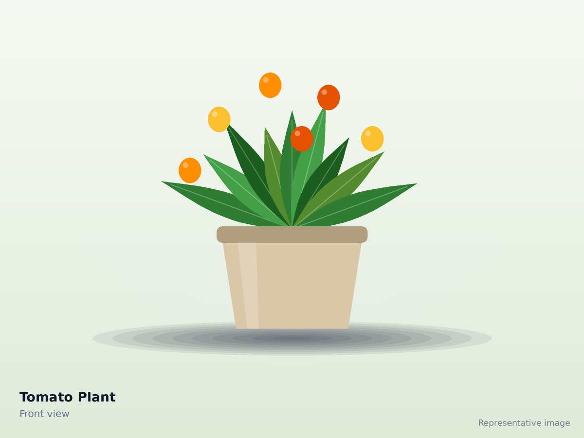 Tomato Plant – front view (representative image)
