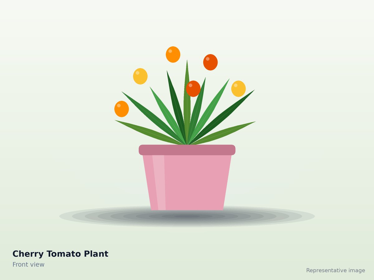 Cherry Tomato Plant – front view (representative image)