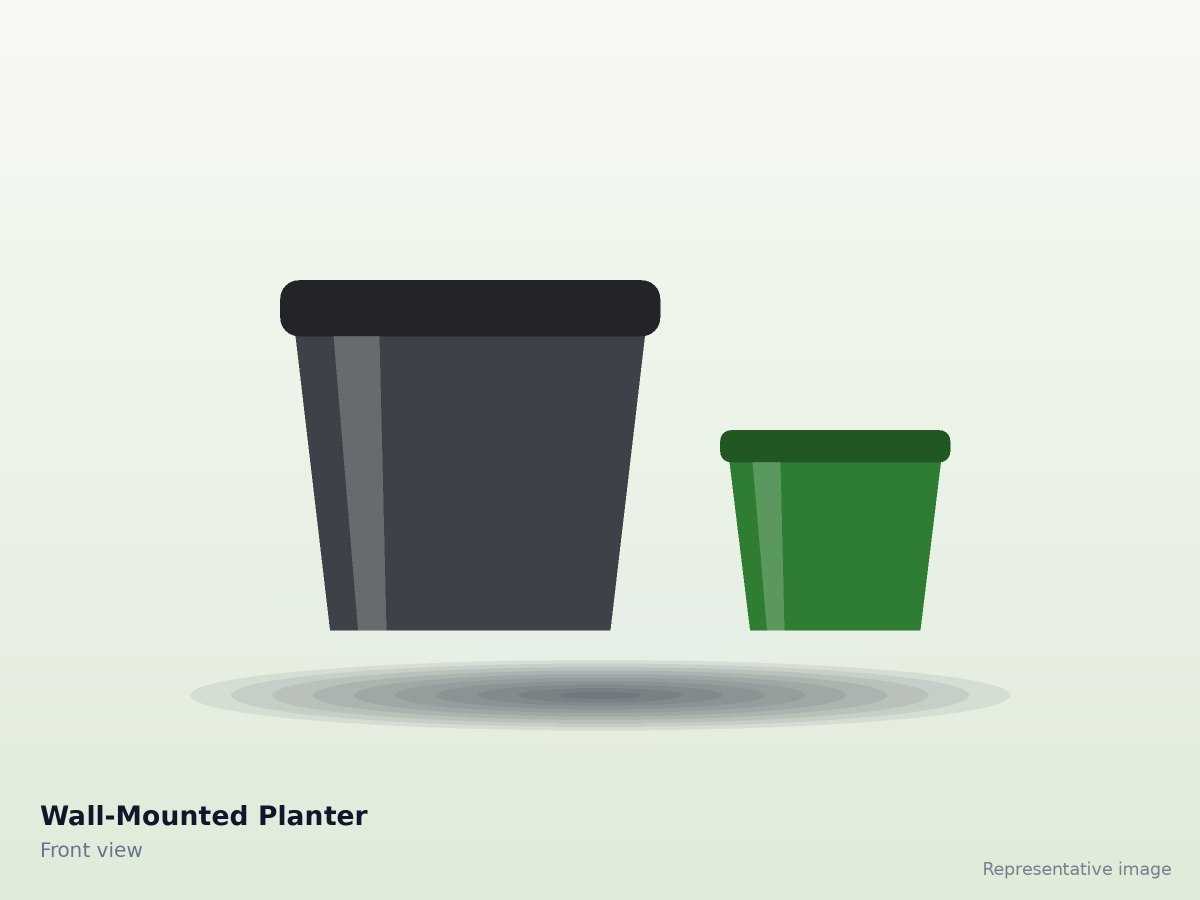 Wall-Mounted Planter