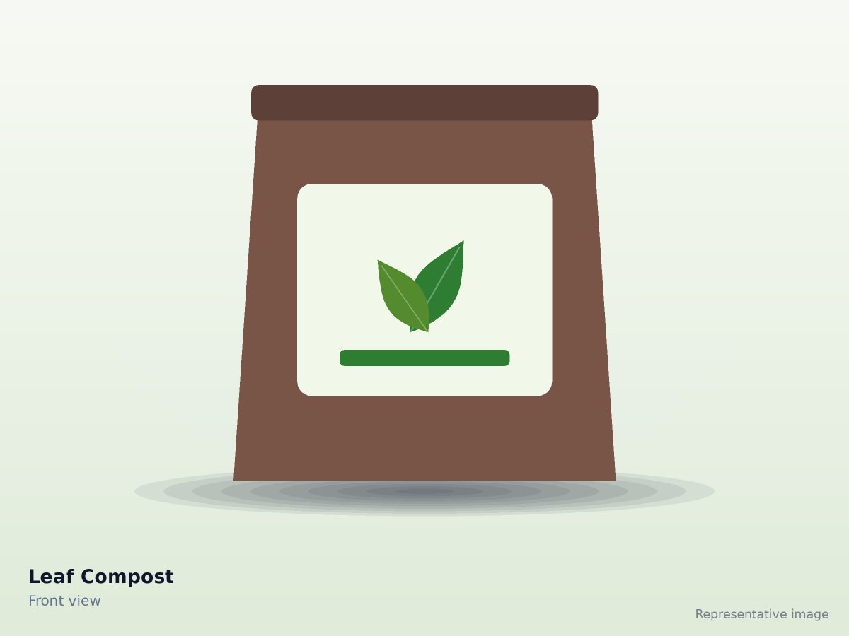 Leaf Compost – front view (representative image)