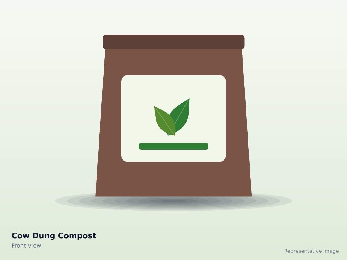 Cow Dung Compost – front view (representative image)