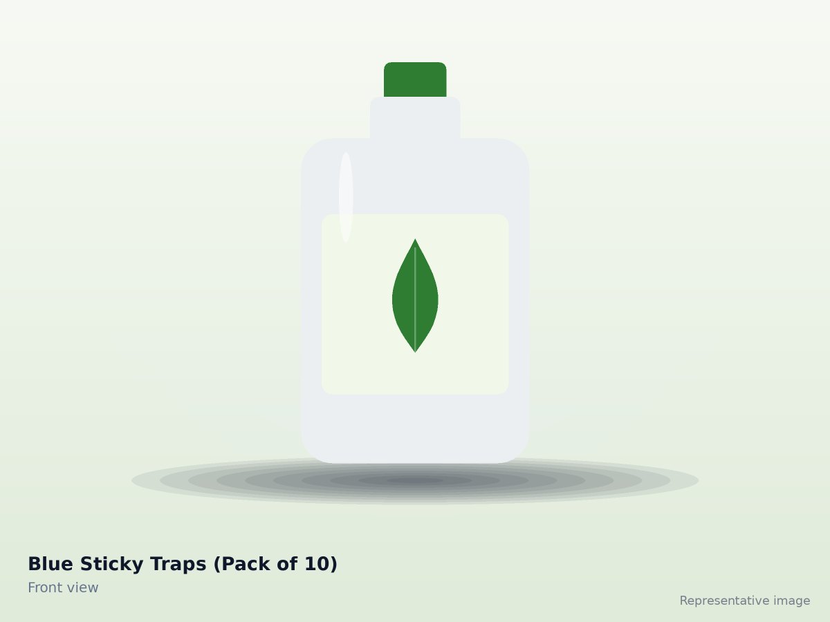Blue Sticky Traps (Pack of 10) – front view (representative image)