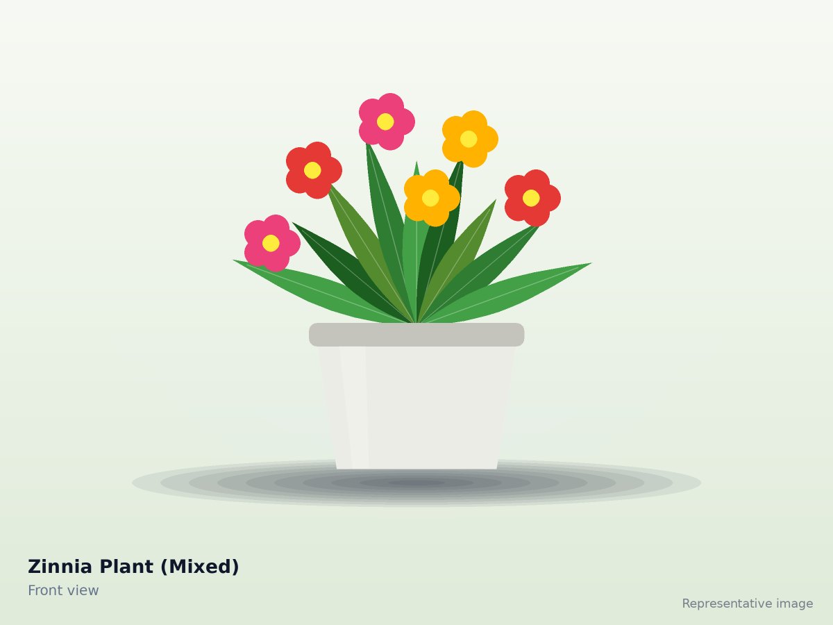 Zinnia Plant (Mixed)